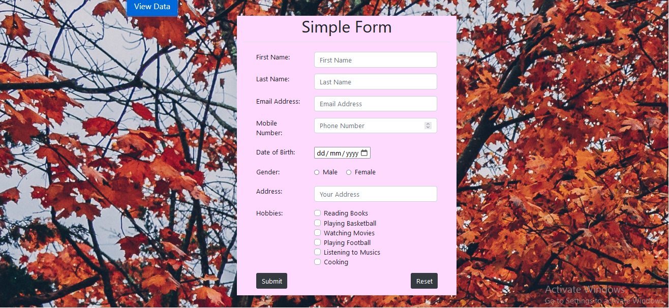 how to php full project website Simple Form In PHP With Source Code | PHP Projects Free Downloads